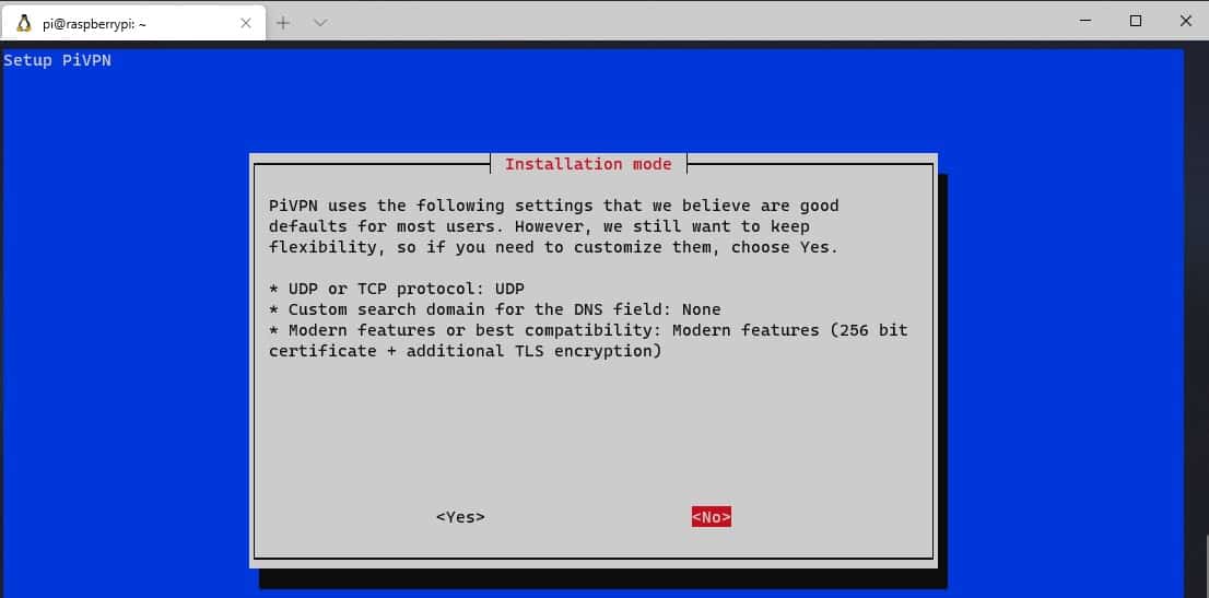 ovpn_rpi3 Et skærmbillede af en computerskærm, der viser pfsense openvpn pfs.