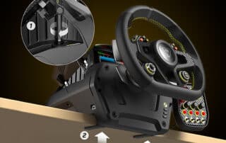 Et Turtle Beach racerrat.